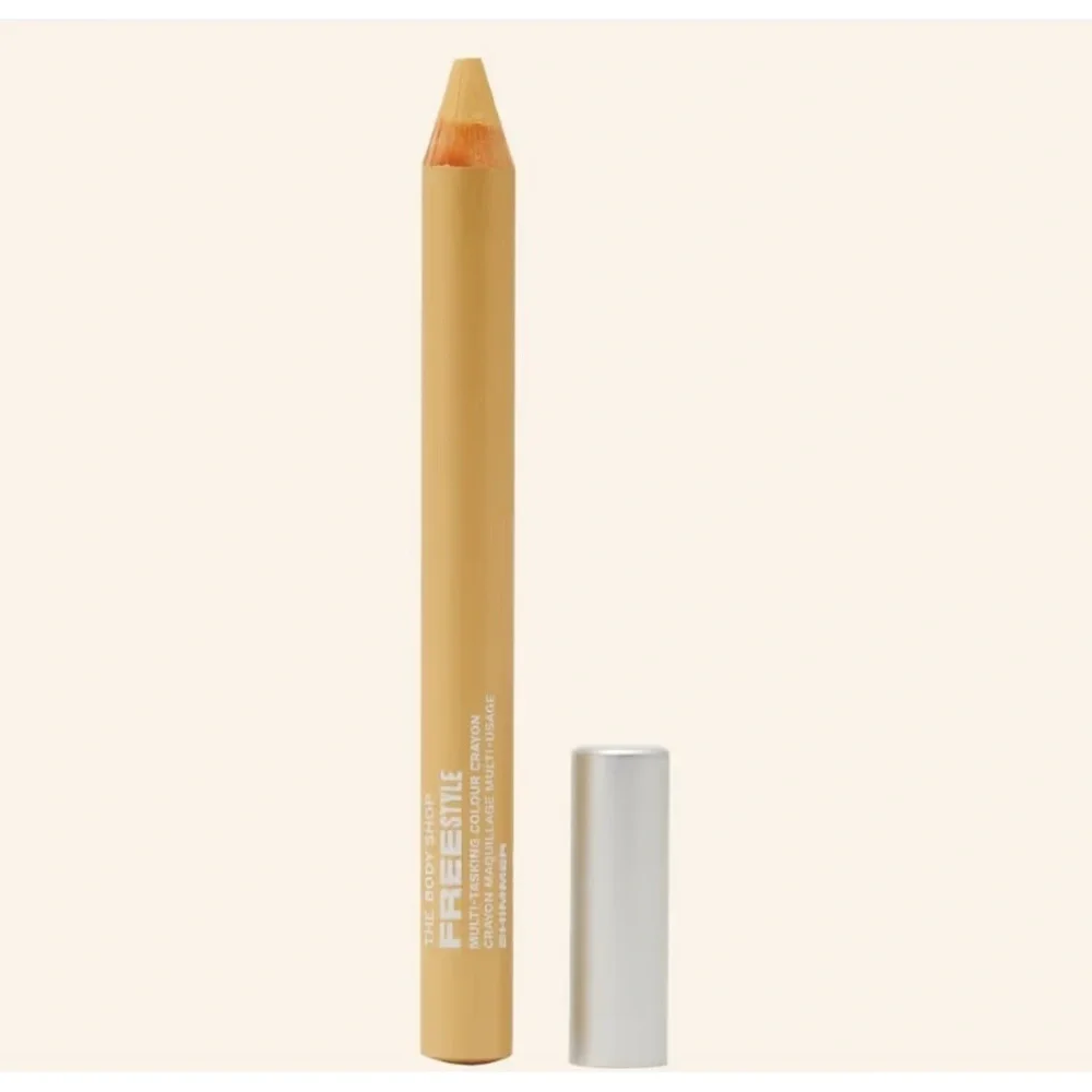 The Body Shop FreeStyle Multi Tasking Crayon Allover Lip Eyeliner Beam Gold